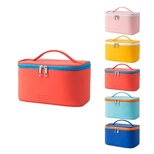New PU Portable Storage Wash Large Make Up Bag Travel Gift Girls Shaving Kit Hanging Toiletry Organizer